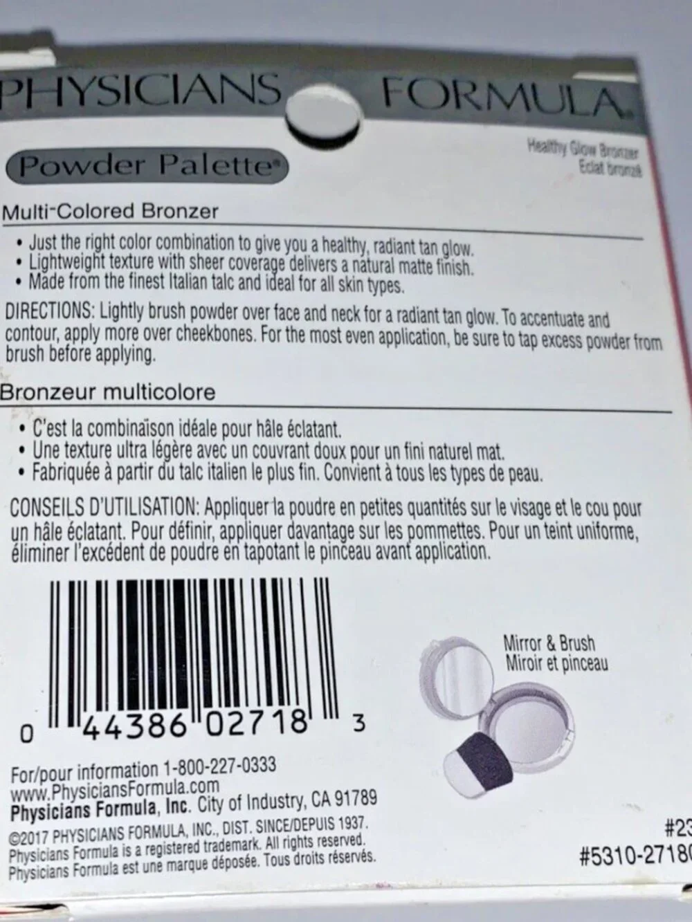 Physicians Formula questions leave